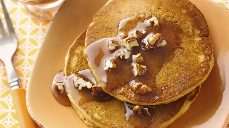 Spicy Pumpkin Pancakes