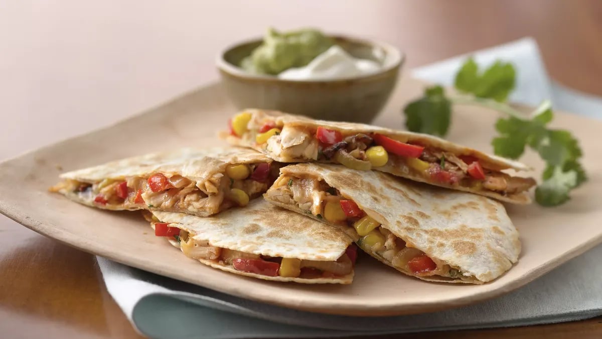 Chipotle Chicken Quesadillas