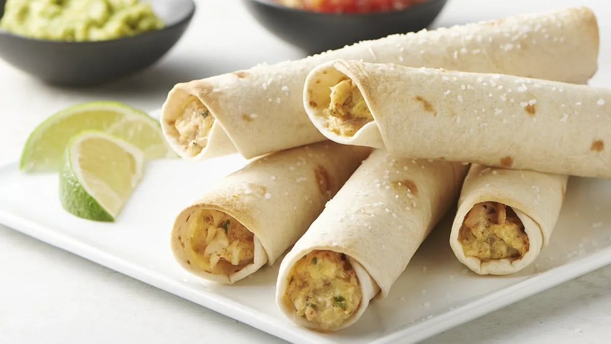 Baked Creamy Chicken Taquitos