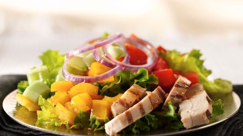 Gazpacho-Style Chicken Salad
