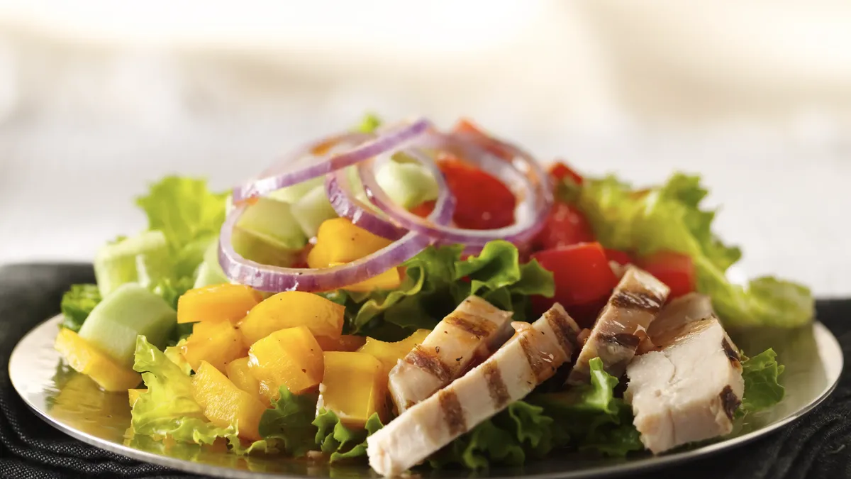 Gazpacho-Style Chicken Salad