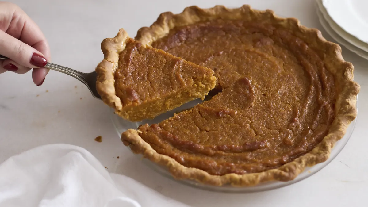 Roasted Sweet Potato Pie