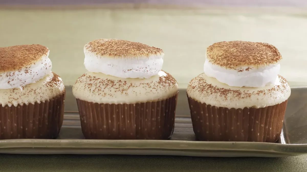 White Hot Chocolate Cupcakes