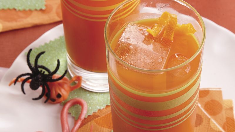 Orange-Carrot Juice Halloween Cocktail