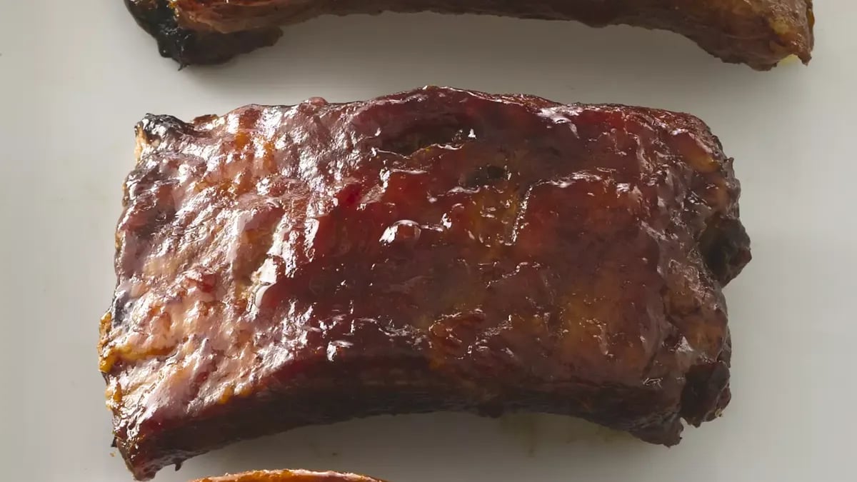 Back Ribs with Sweet-Savory Sauce