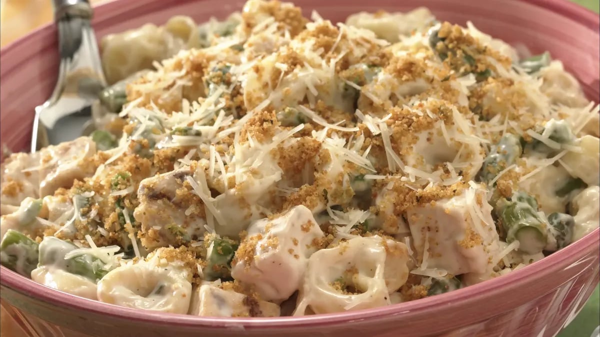 Spring Chicken-Tortellini Casserole