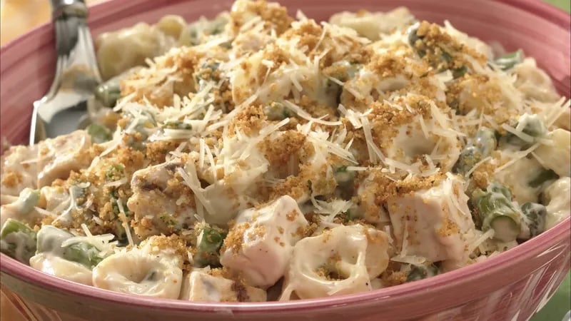 Spring Chicken-Tortellini Casserole