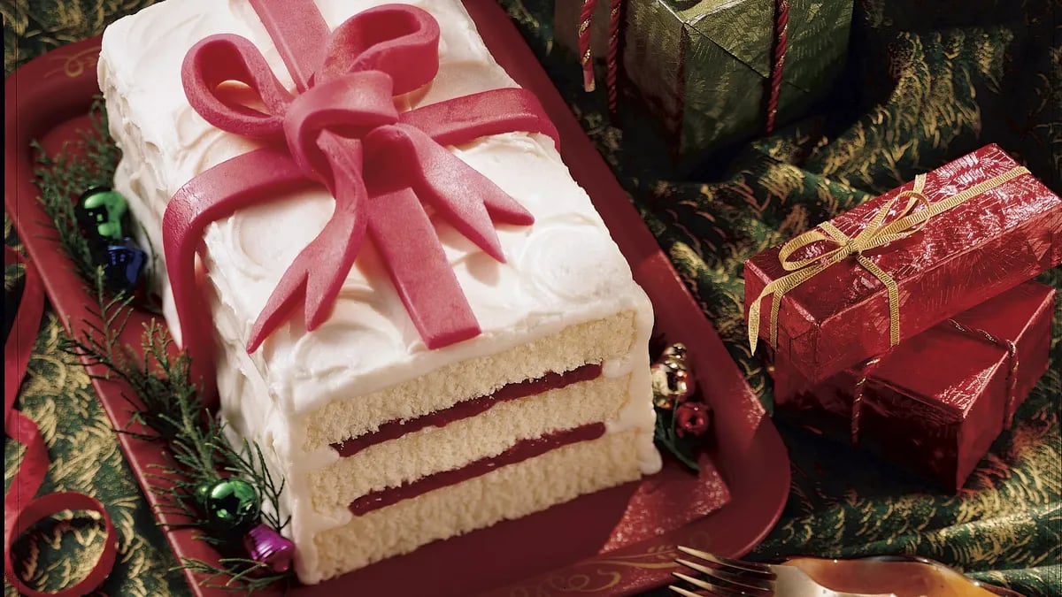 Layered Christmas Cake