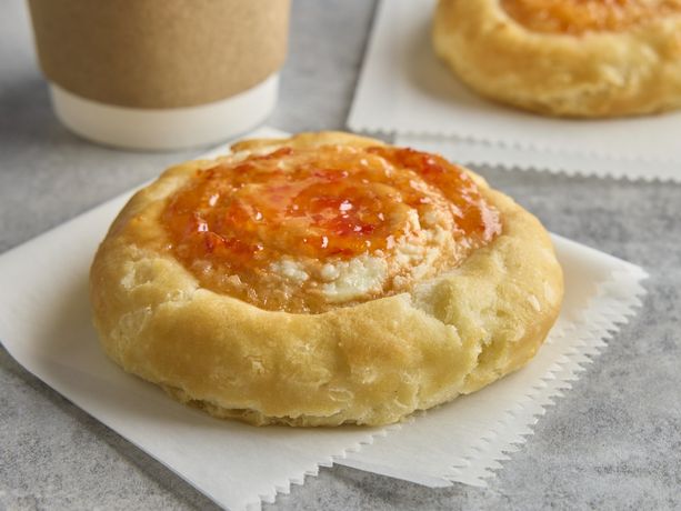 Goat Cheese and Pepper Jelly Biscuit Danish