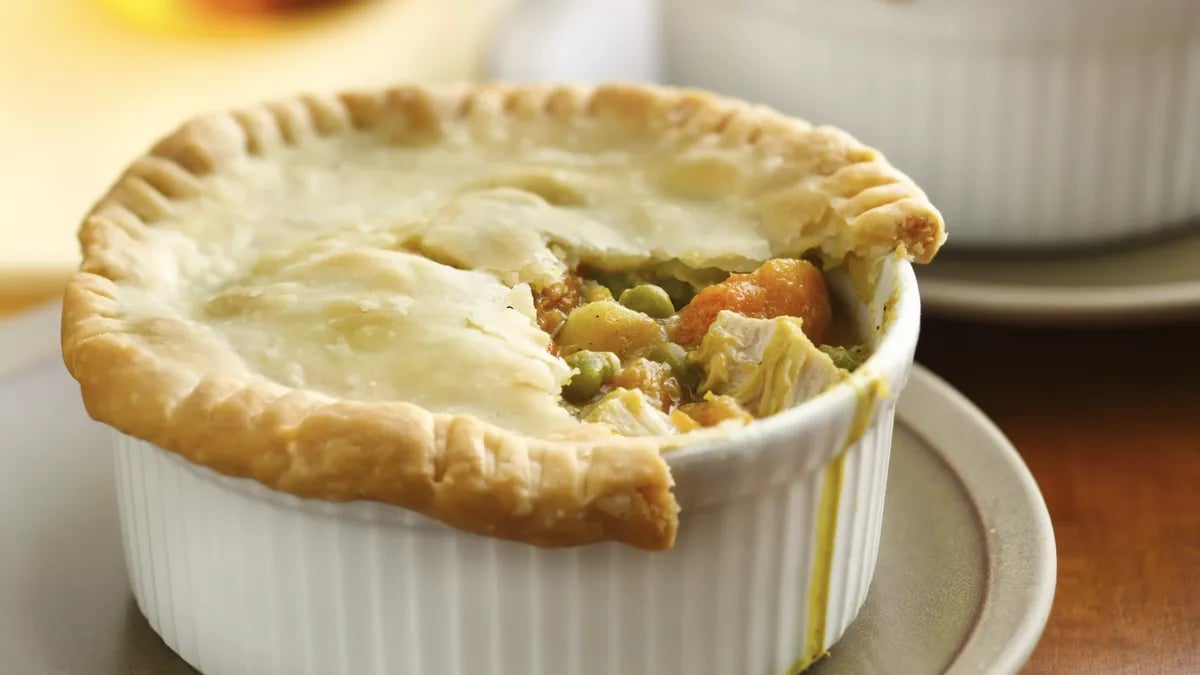 Turkey-Sweet Potato Pot Pies