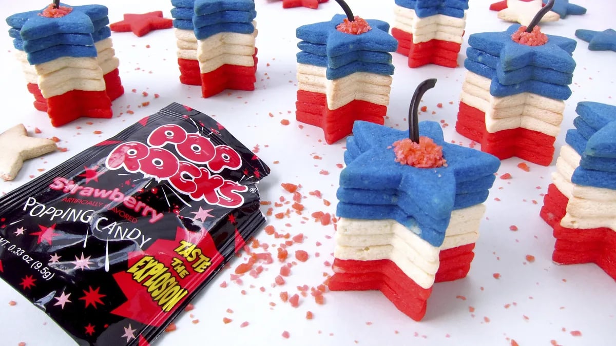 Exploding Star Cookie Stackers