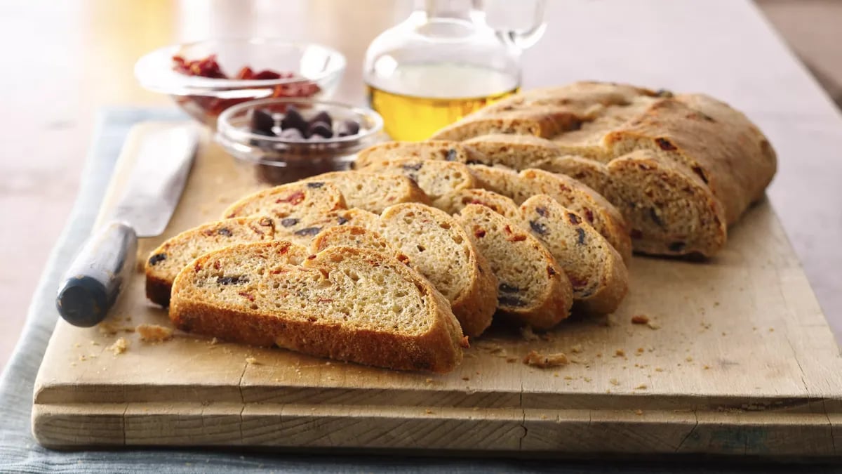 Sun Dried Tomato and Olive Bread