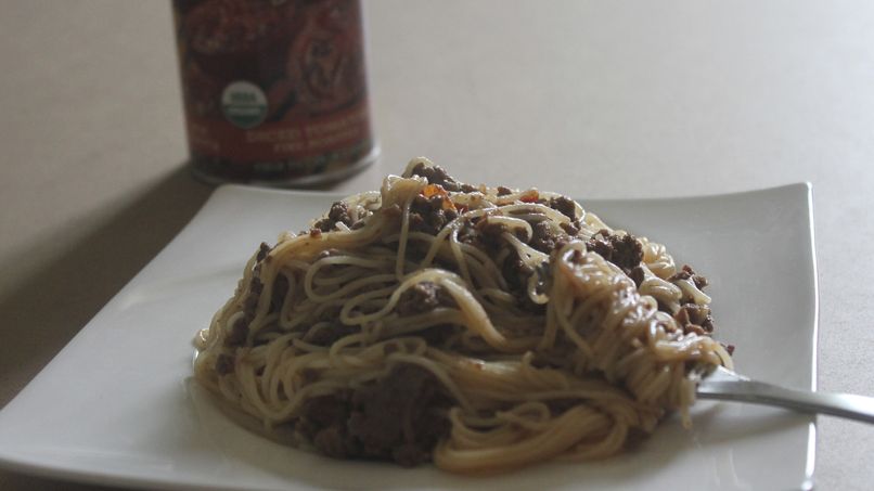 Espaguetis Integrales con Carne