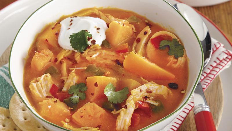 Curried Squash and Turkey Soup