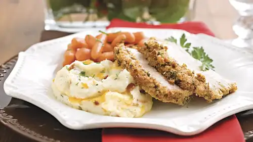 Roast Pork Loin with Crumb Crust