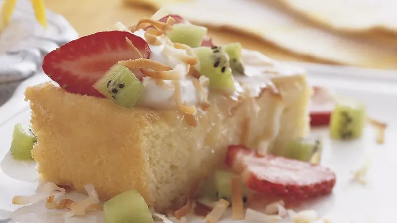 Tres Leches Cake with Crema de Coco