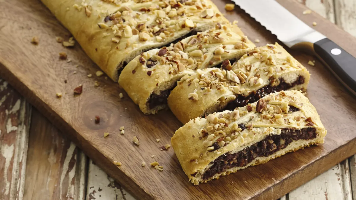 Salted Chocolate Nut Braid