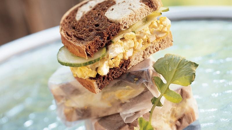 Curried Egg Salad Sandwiches