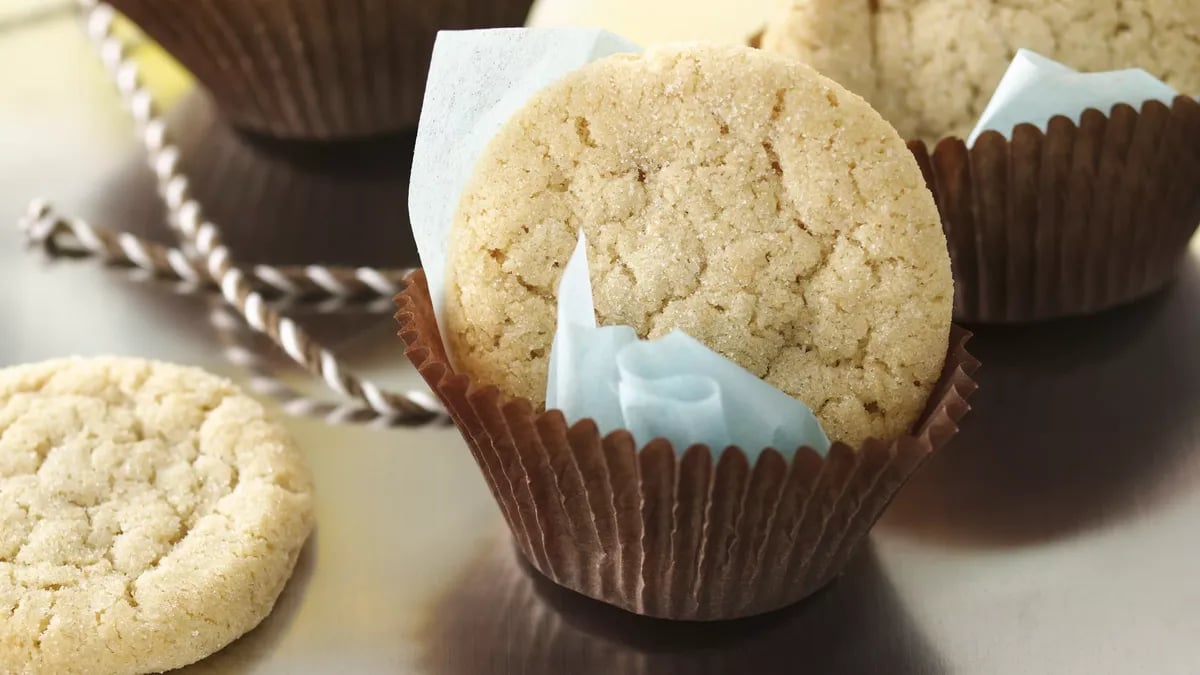 No-Roll Sugar Cookies (White Whole Wheat Flour)