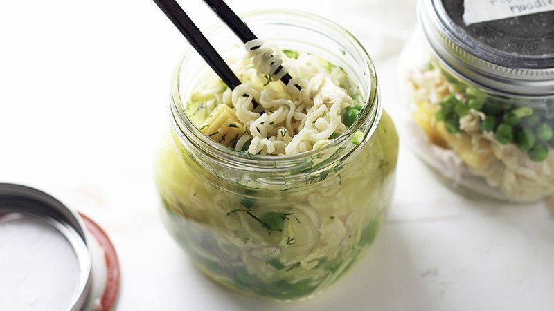 Chicken and Dill Instant Ramen Noodles
