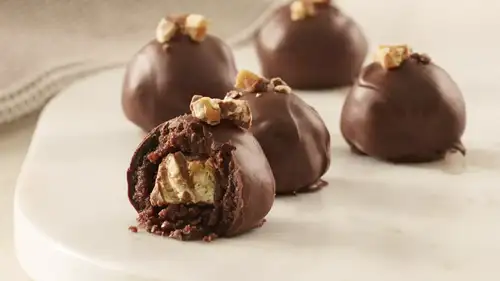 Candy Bar Brownie Bombs