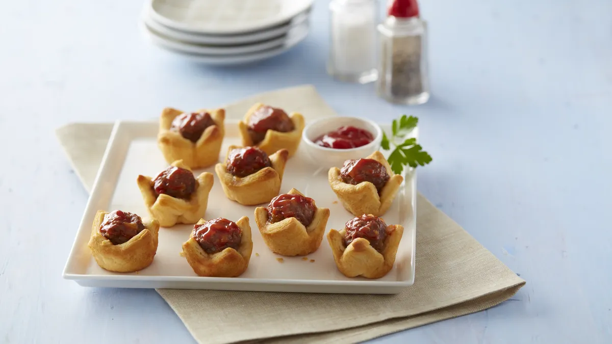 Cheeseburger Meatball Cups