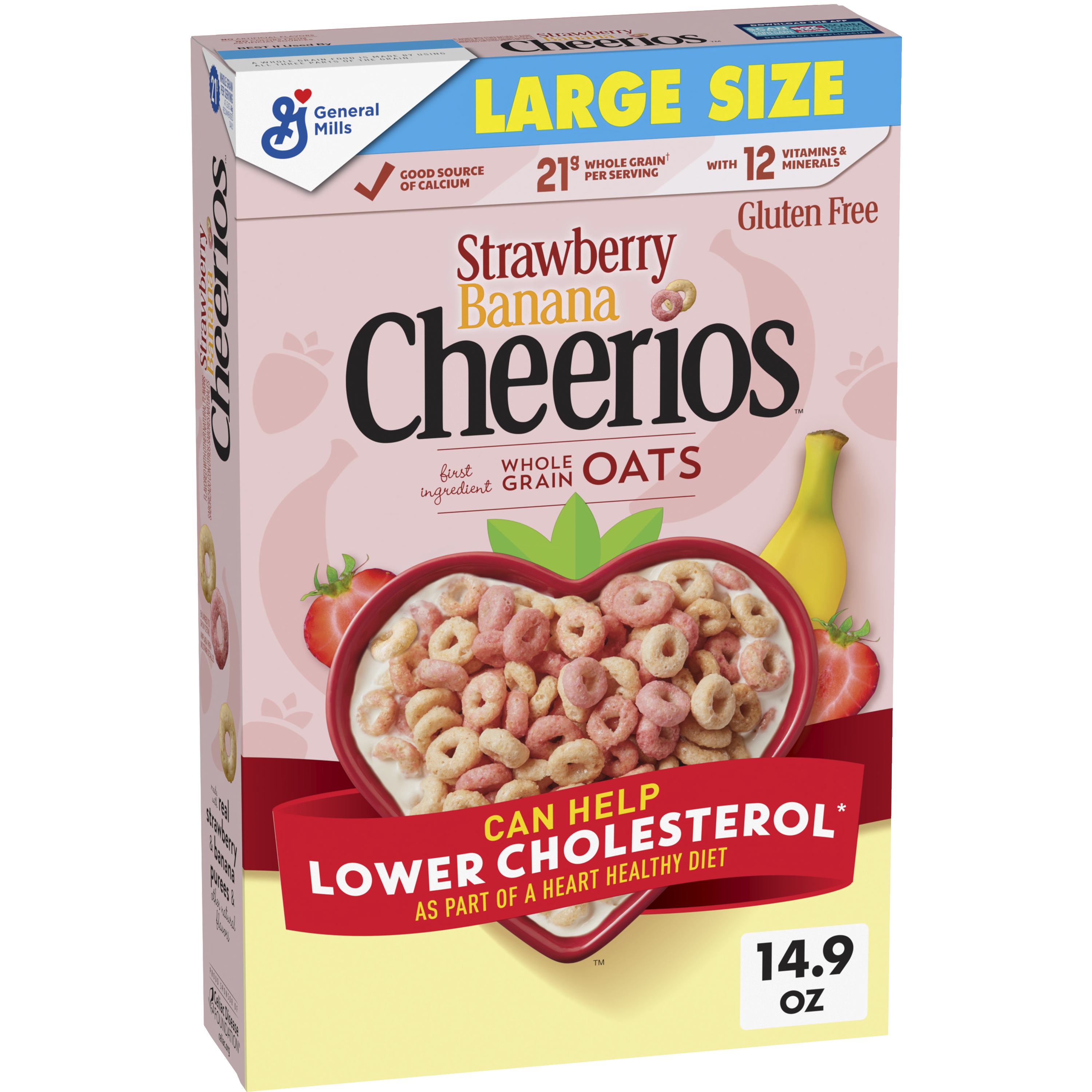 Strawberry Banana Cheerios | Gluten Free Multi Grain Cereal