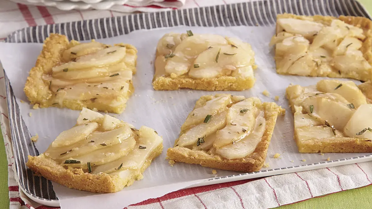 Rosemary-Pear Tart