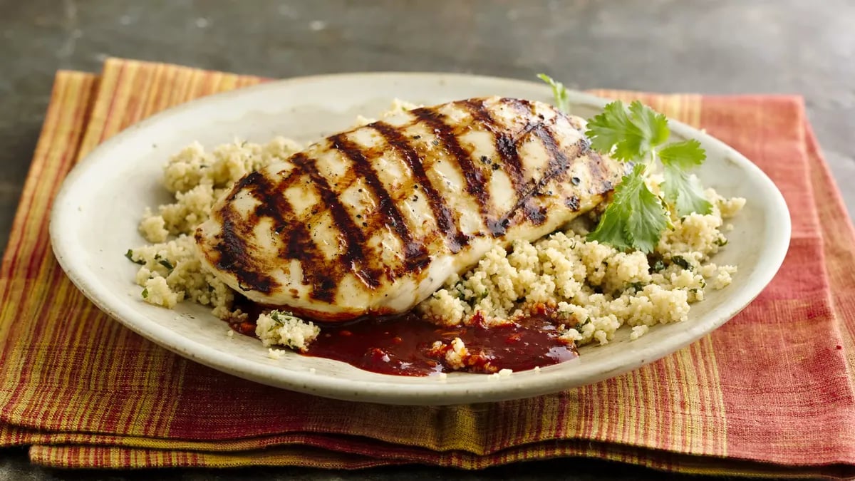 Skinny Grilled Harissa Chicken