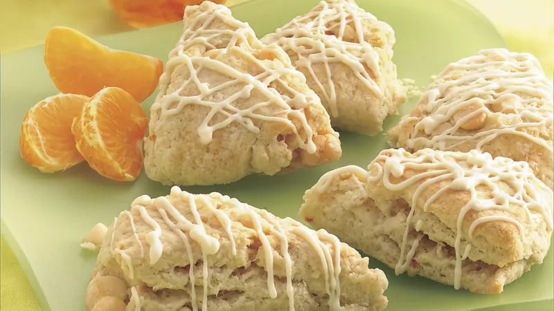 Petite Orange and Cream Scones