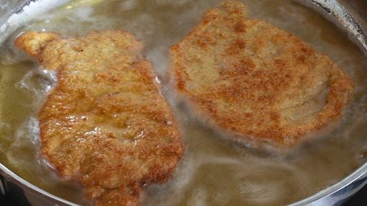 Crispy Fried Pork Chops Jaeger Schnitzel