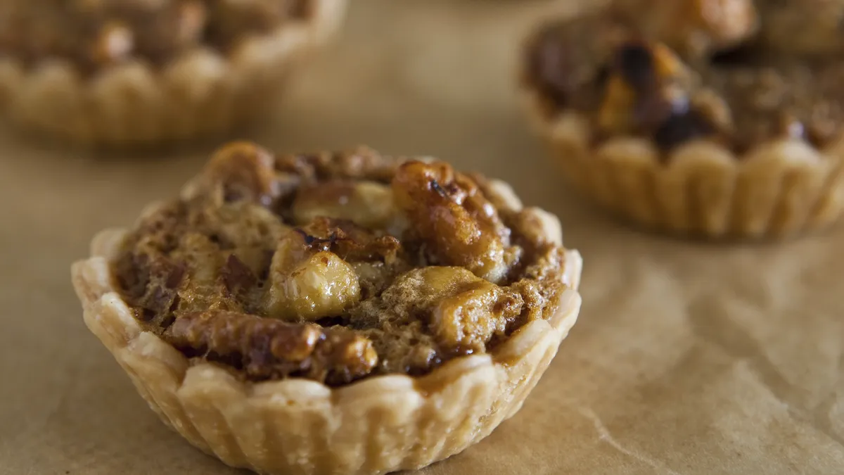 Whiskey Walnut Mini Pies