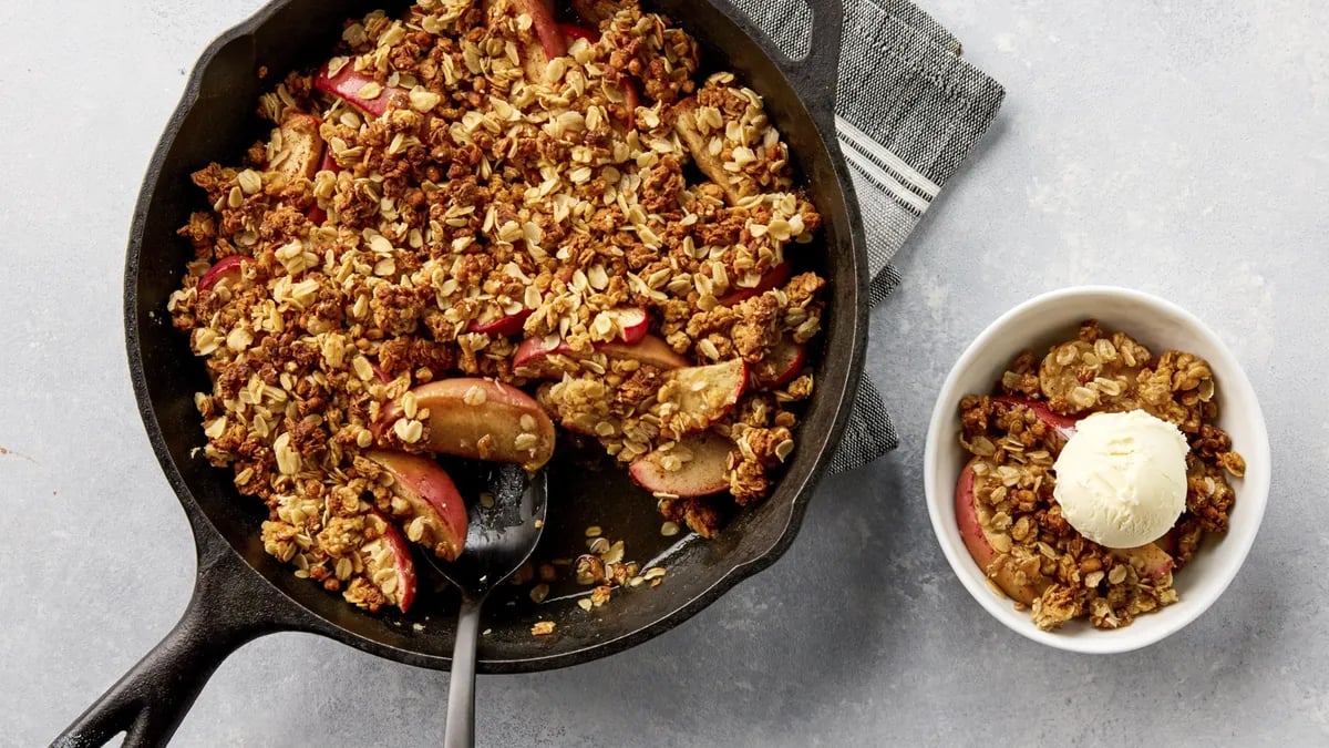 Bourbon Apple Crisp