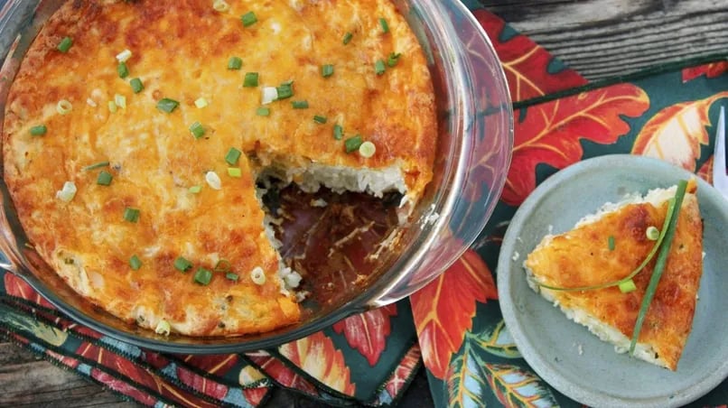 Turkey Casserole with Cheesy Hash Browns 