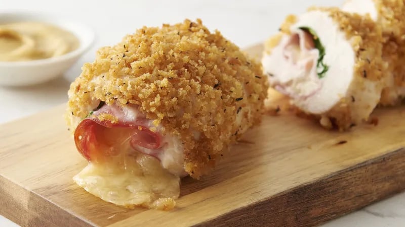 Chicken Cordon Bleu Rolls