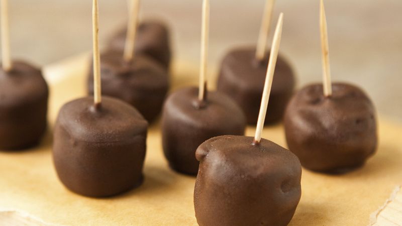 Chocolate Covered Banana Bites