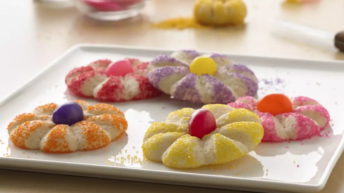 Fun Flower Cookies 