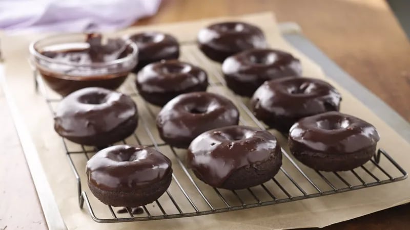 Aztec Chocolate Doughnuts