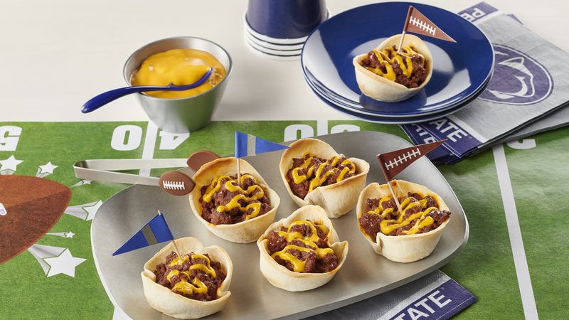 Penn State Muffin-Tin Cheesy Beef Tacos
