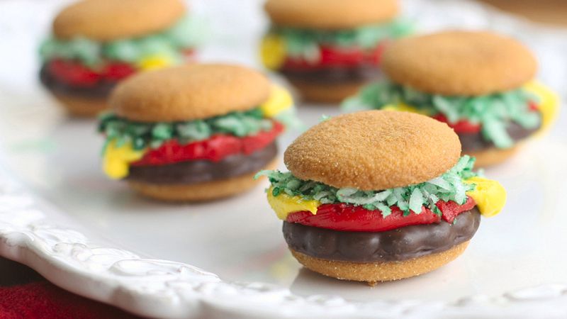 Mini Burger Cookies