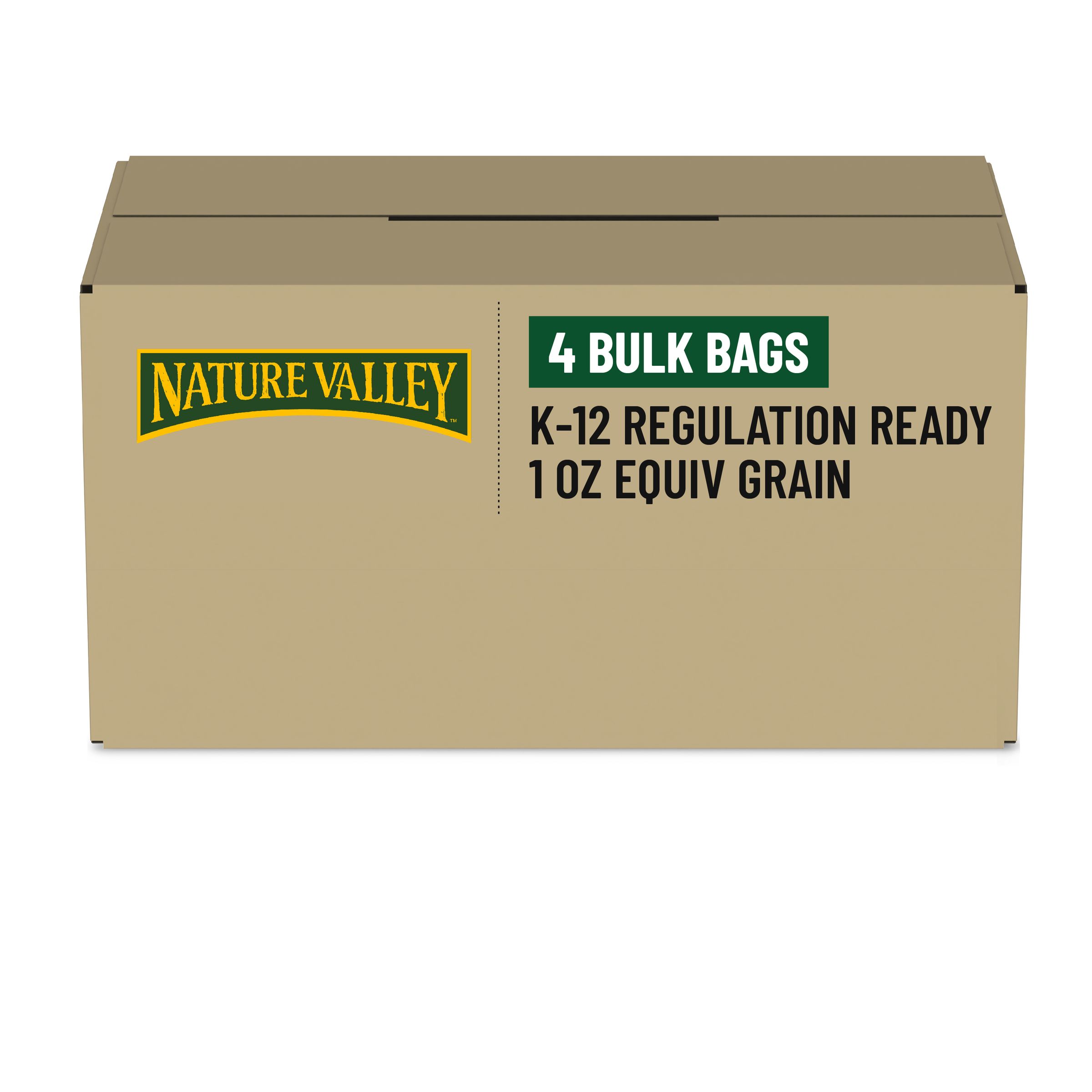  Case Optimized Hero Nature Valley Granola Cereal Bulk Bag Reduced Sugar Cinnamon 4/50 OZ