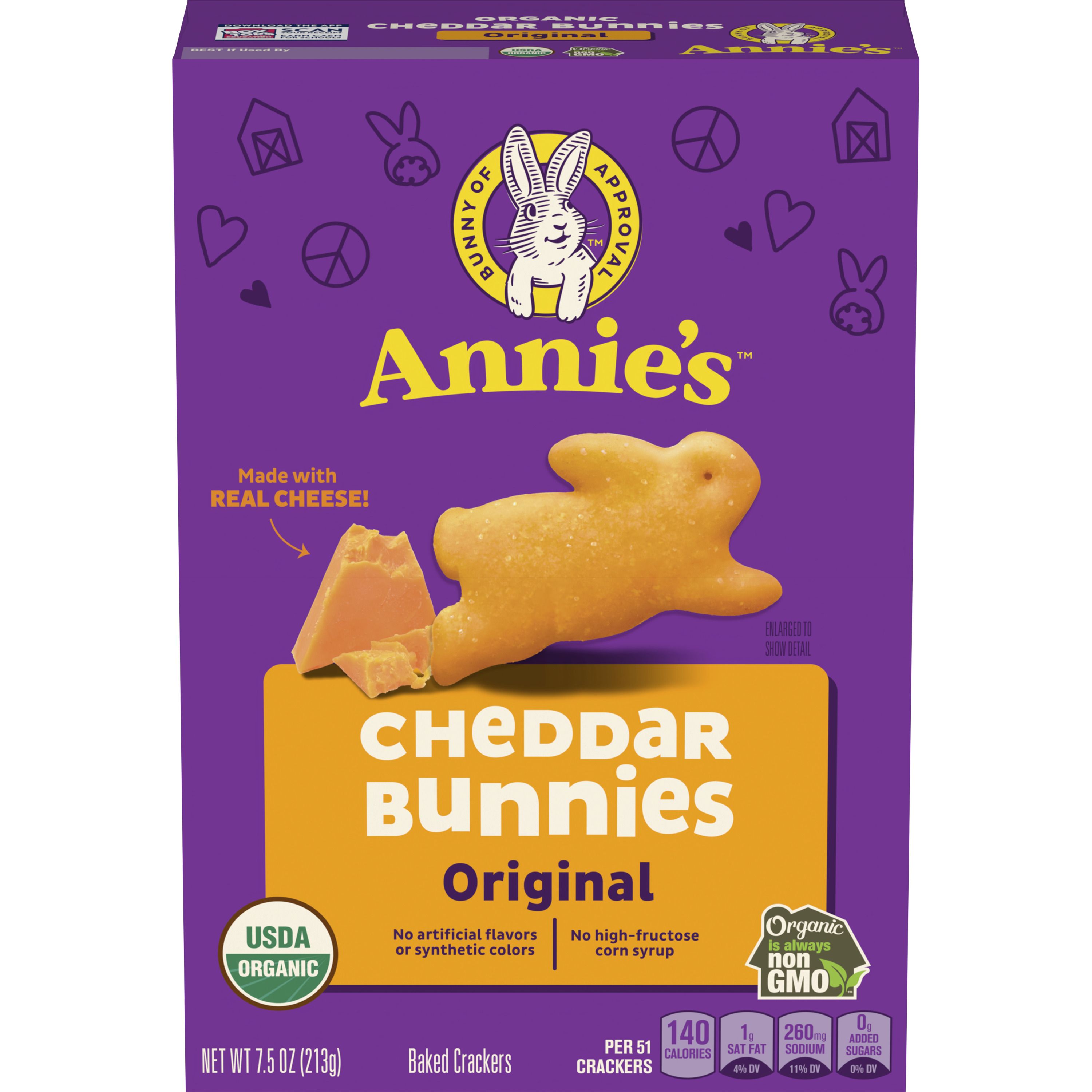 Annie's™ Organic Snack Crackers Box Cheddar Bunnies™ (12 ct) 7.5 oz
