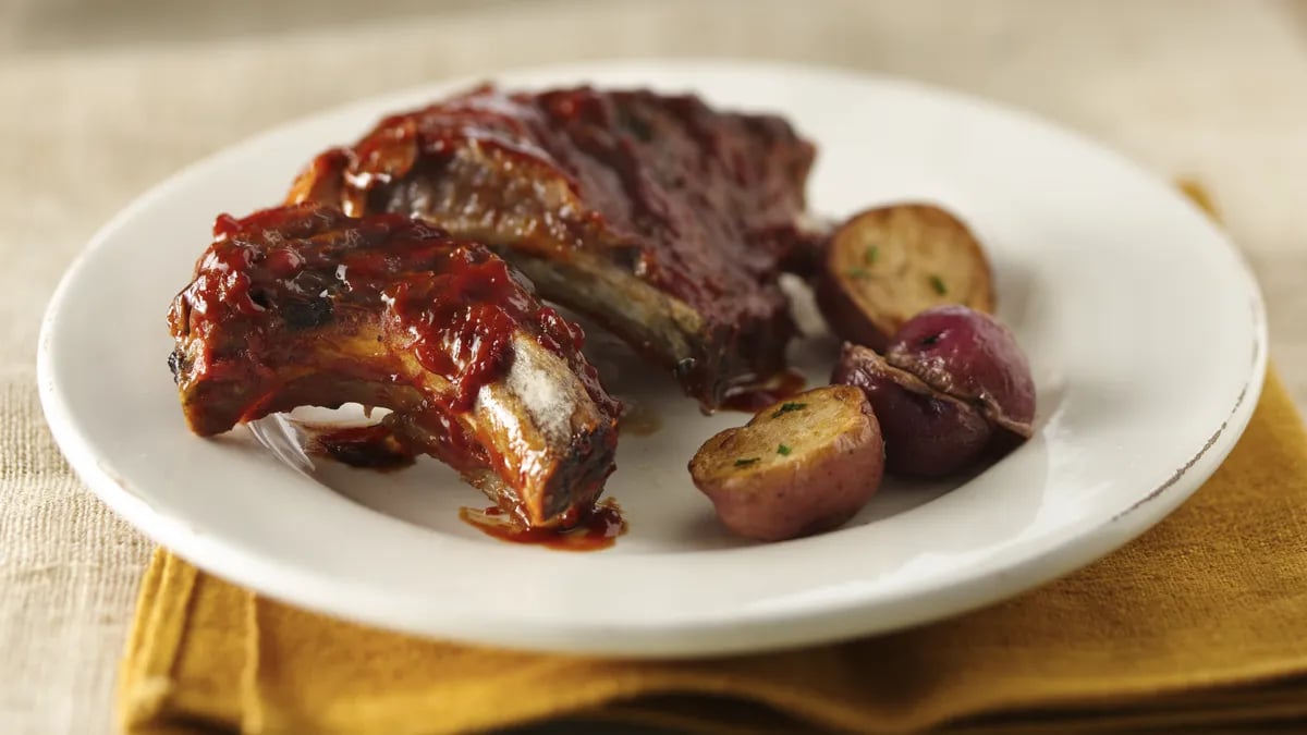 Barbecued Baby Back Ribs