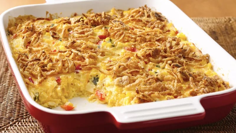 Cheesy Mexican Corn Bake