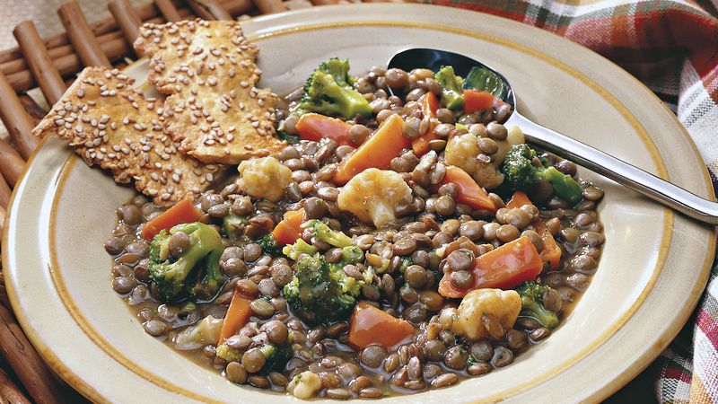 Lentil and Mixed-Vegetable Casserole