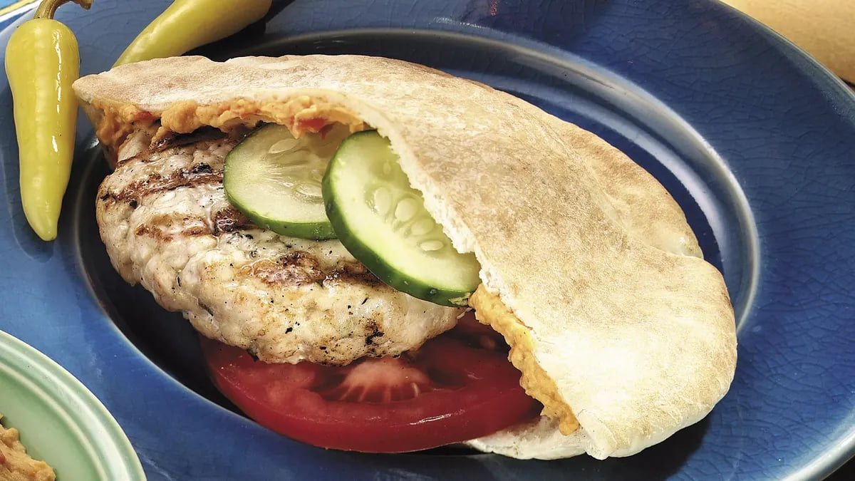 Greek Chicken Burgers