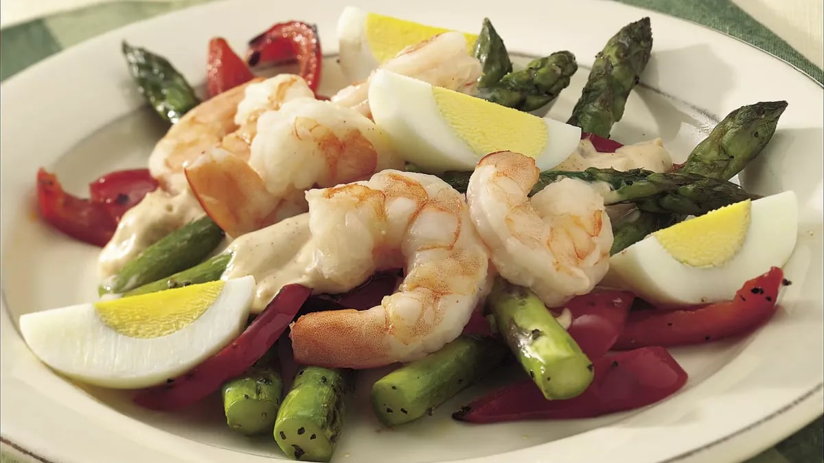 Shrimp and Fresh Asparagus Salad