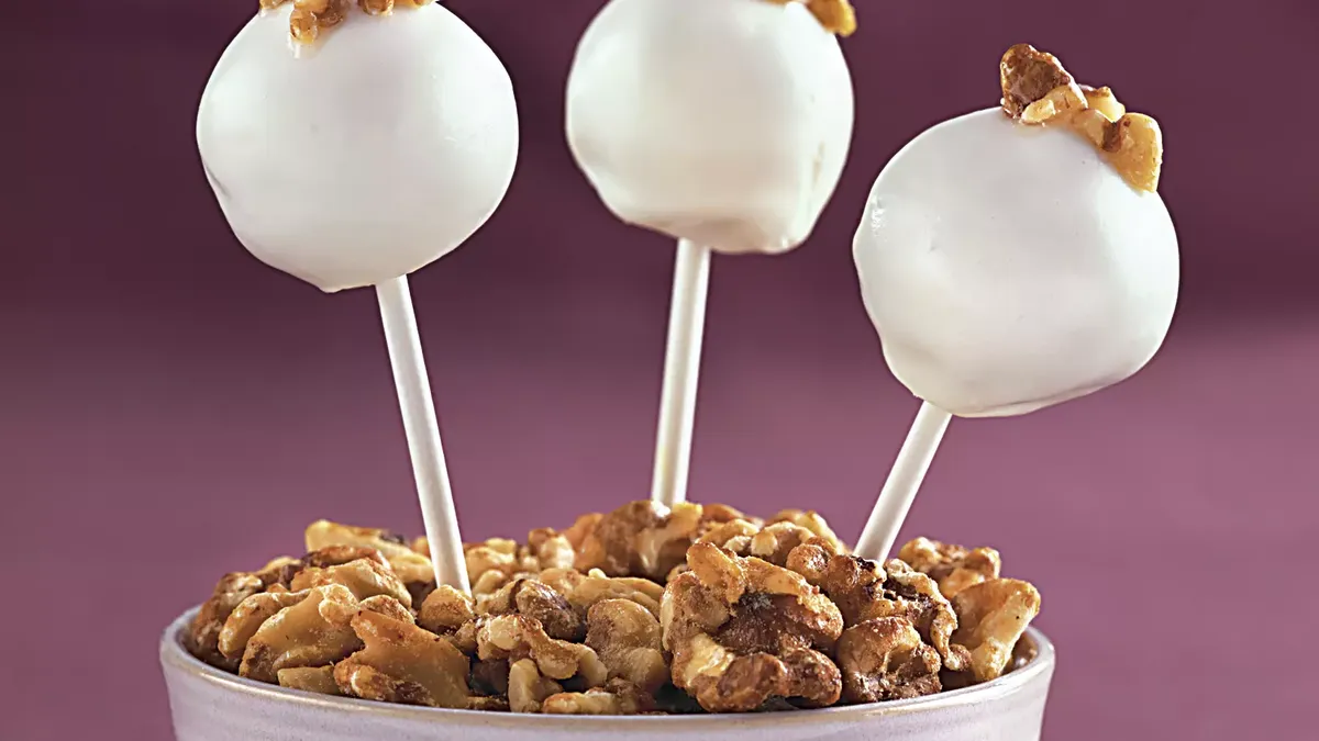 Maple Walnut Cake Pops