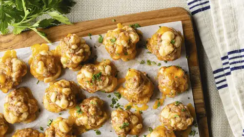 Sausage Crescent Cheese Balls
