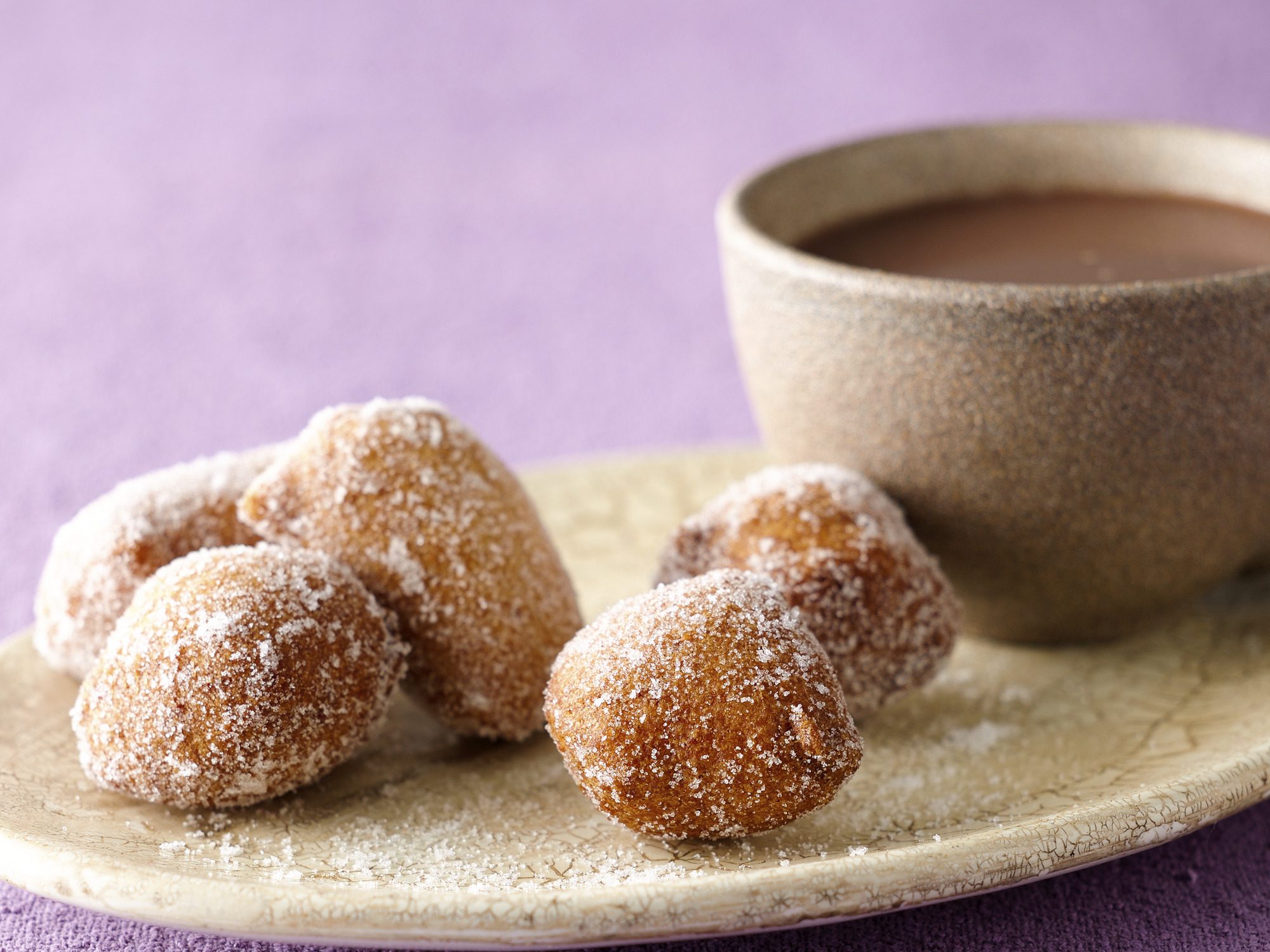 Double-Almond Churro Balls Recipe - QueRicaVida.com